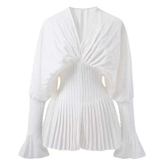 A&A Summer Pleated Blouse
