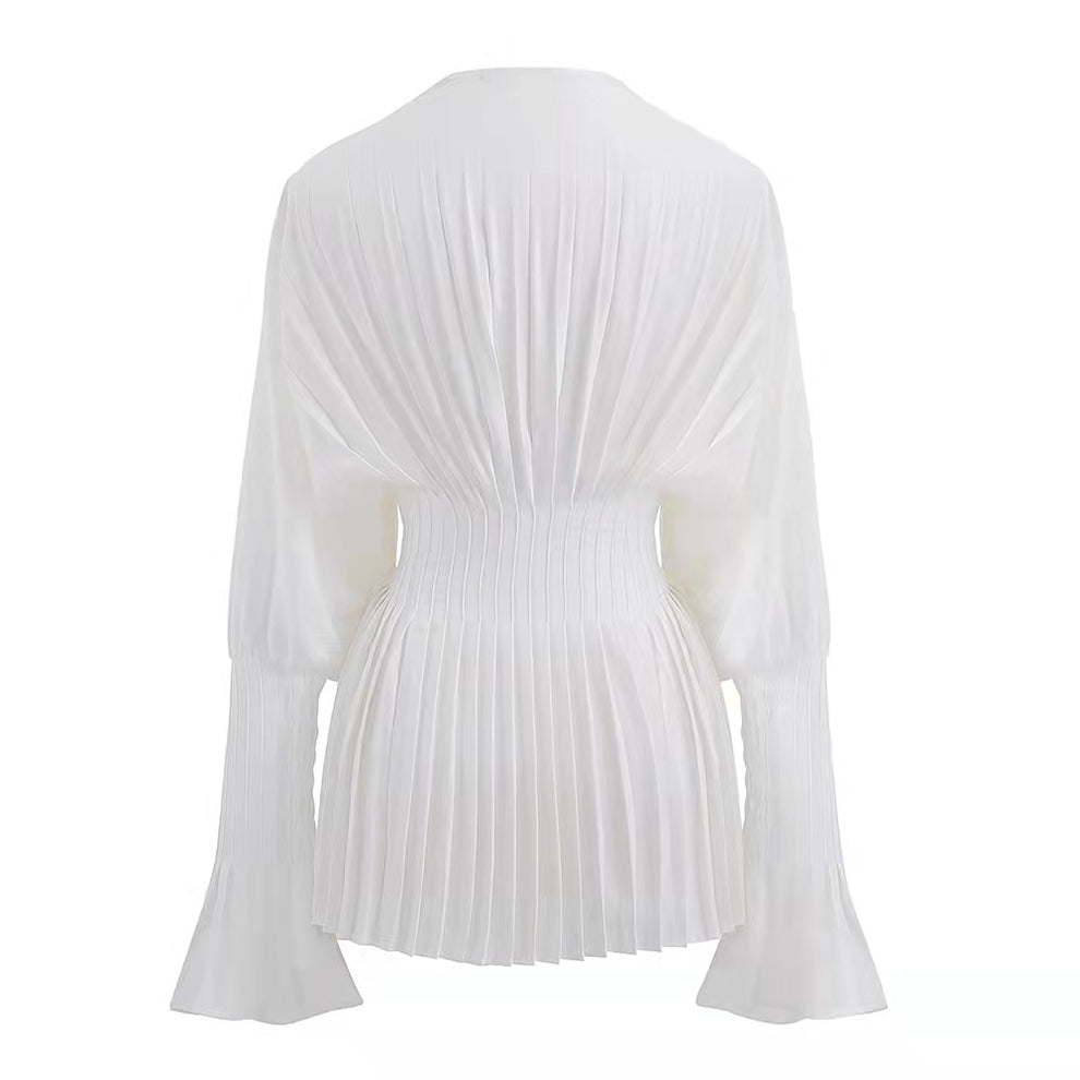 A&A Summer Pleated Blouse – ARIELLA & AYANA