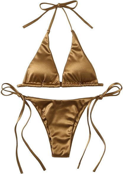 A&A Metallic Two Piece Bikini