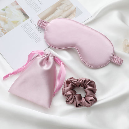 A&A 3Pcs Set Silk Sleep Eye Mask