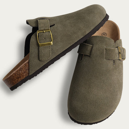 A&A Suede Mule Slipper Clogs