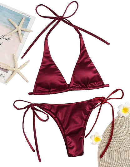 A&A Metallic Two Piece Bikini