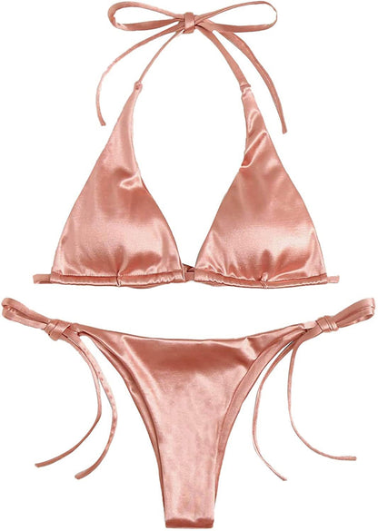 A&A Metallic Two Piece Bikini