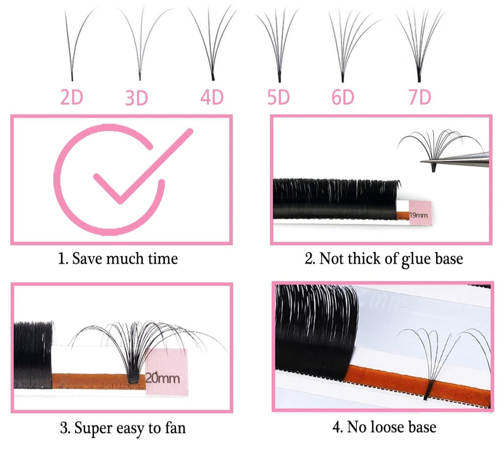 A&A Easy Fan Lash Extensions